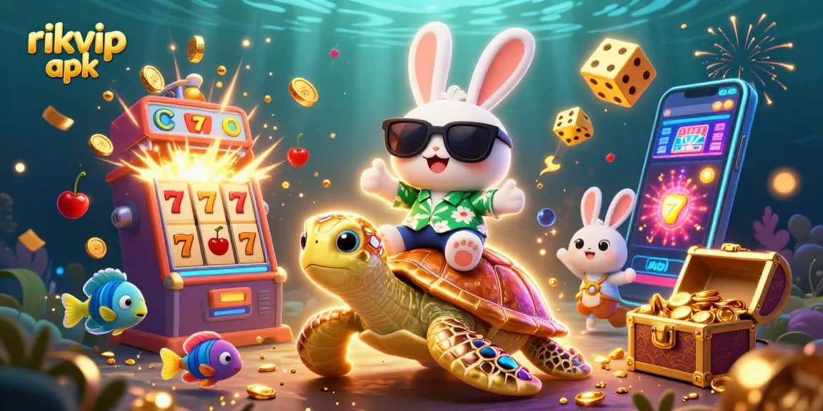 Spin and win with the rikvip apk while enjoying 3D casino fun in a vibrant underwater adventure.