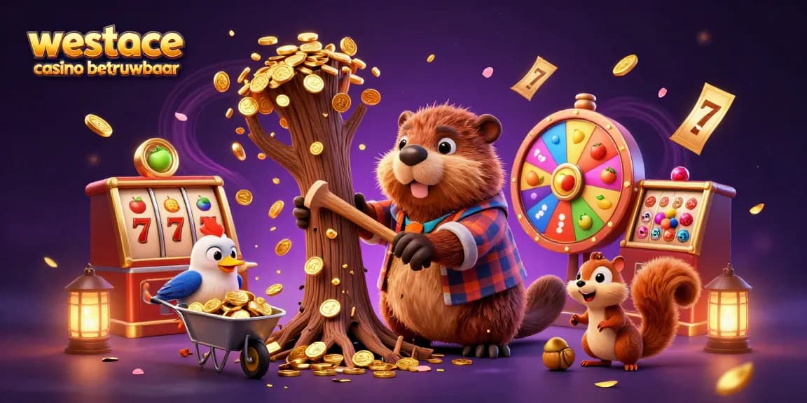Ontdek de betrouwbaarheid van WestAce casino met een levendige illustratie van spelmomenten.
