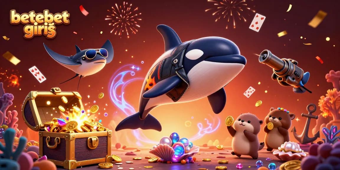 Experience thrilling betebet giriş with dynamic characters in a magical underwater casino world filled with treasure.