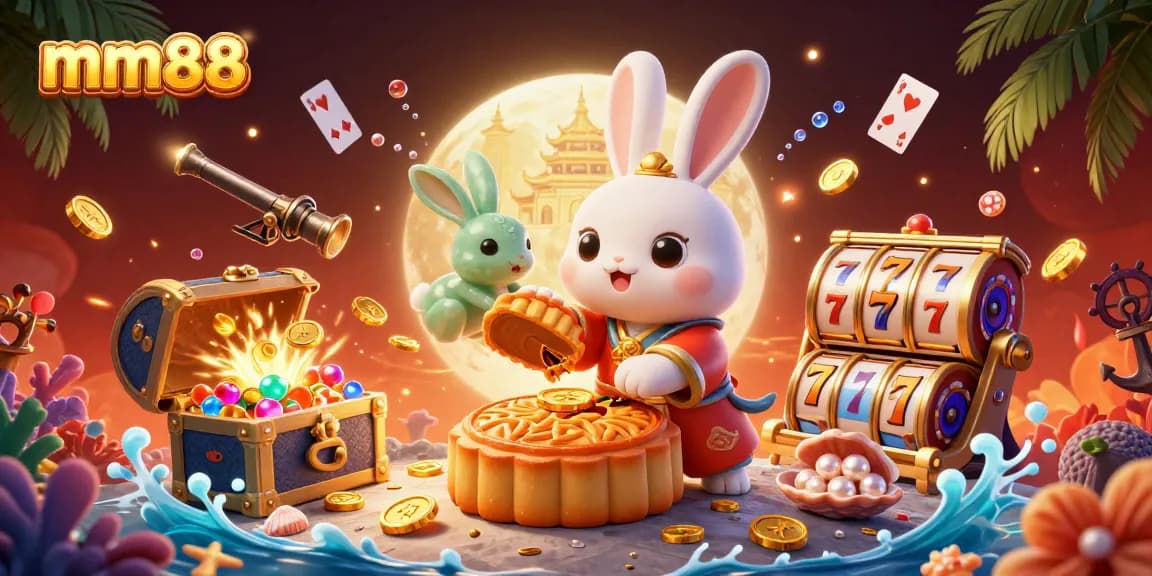 Play exciting games at mm88 with immersive slots and vibrant visuals in a dynamic scene.