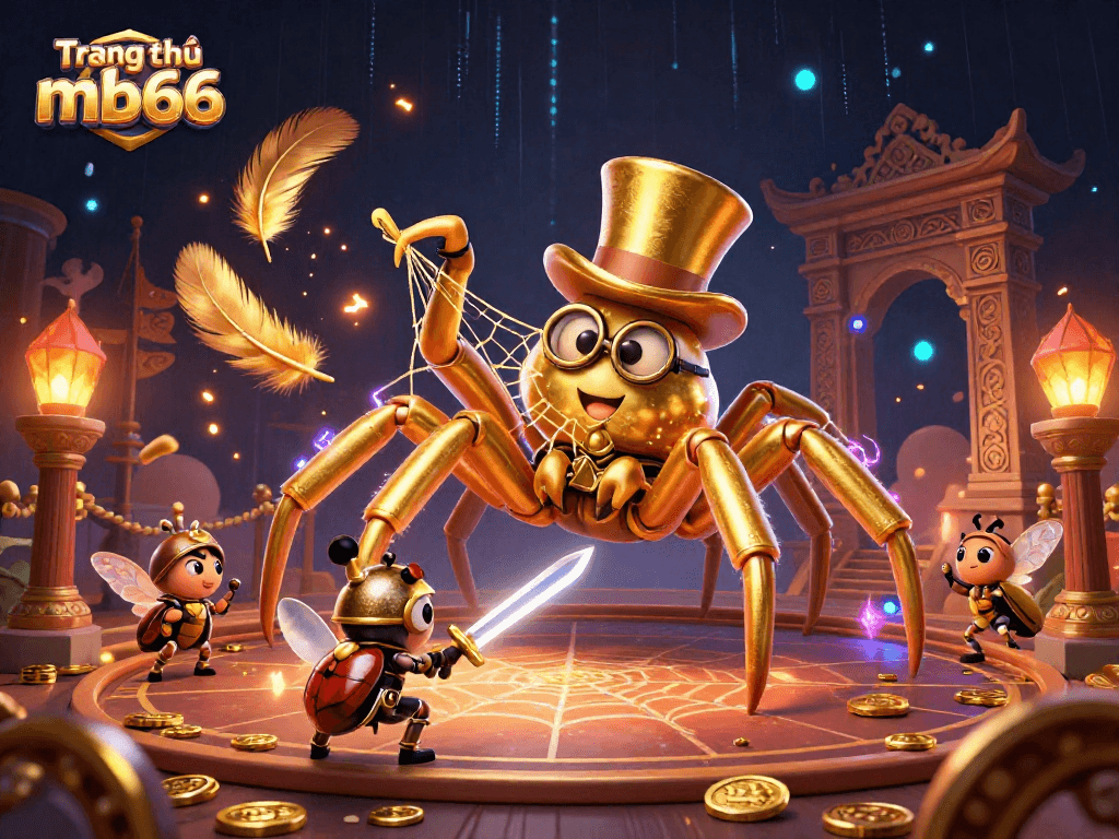 Experience Trang chủ mb66 with dazzling golden visuals and brave characters in a casino-themed adventure.
