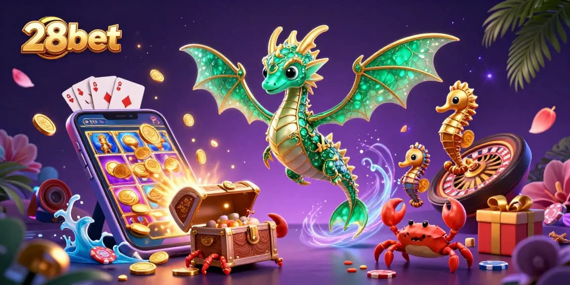 Experience vibrant gaming excitement at 28bet with immersive slot games and treasures!