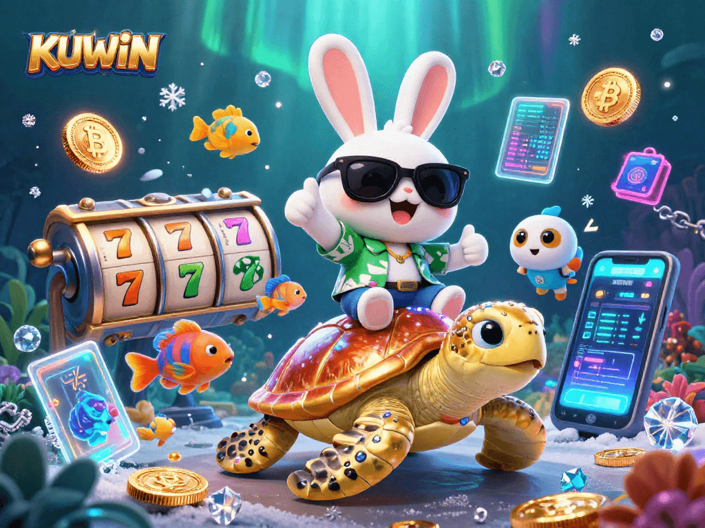 Kuwin offers thrilling casino experiences with a lucky rabbit, golden turtle, and dynamic gaming elements.