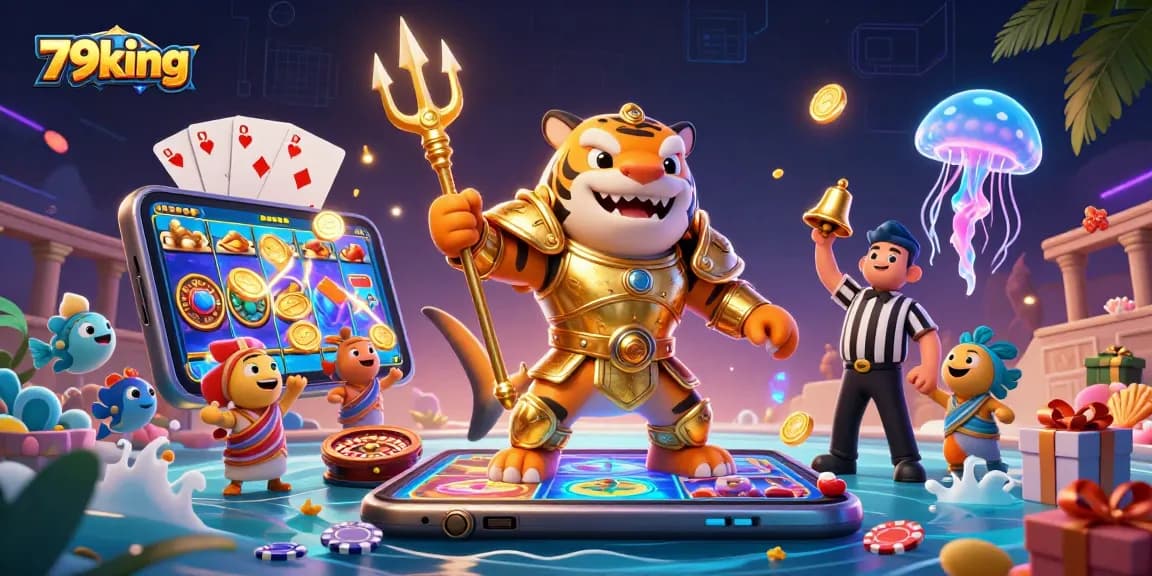 Engage in thrilling gaming with 79king as a fierce shark gladiator showcases exciting slot elements!