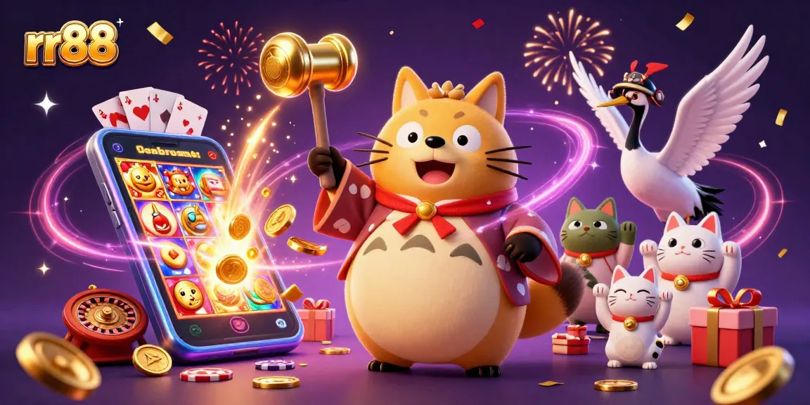 Play exciting games at rr88 with cheerful characters and captivating casino elements.