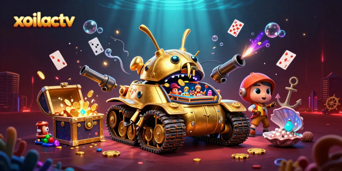 Xoilactv captures thrilling gaming moments with its golden beetle tank casino and vibrant underwater themes.
