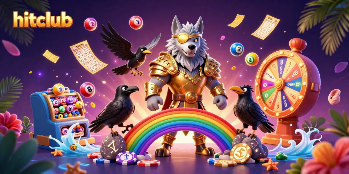 Engage in thrilling gameplay with hitclub's colorful casino and lottery adventures.