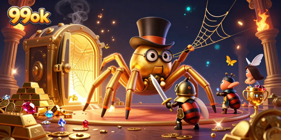 Explore the exciting world of 99ok casino with golden treasures and adventurous characters