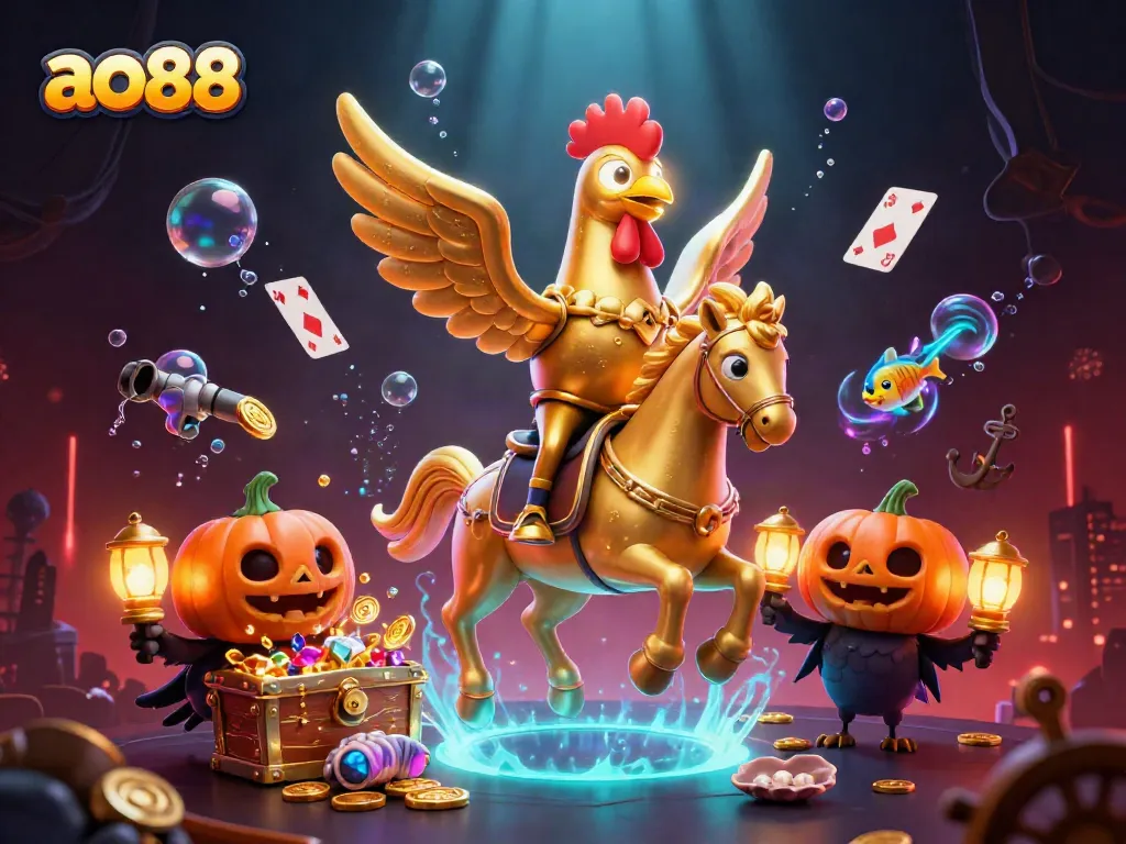 Experience thrilling wins with ao88’s vibrant casino scene featuring lucky games and golden treasures.