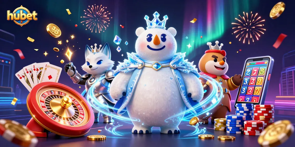 Experience exciting gaming rewards at hubet, featuring a colorful ensemble of engaging casino elements.