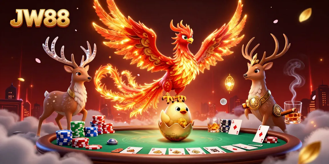 Experience thrilling wins at JW88 with dynamic poker action and vibrant fantastical elements.