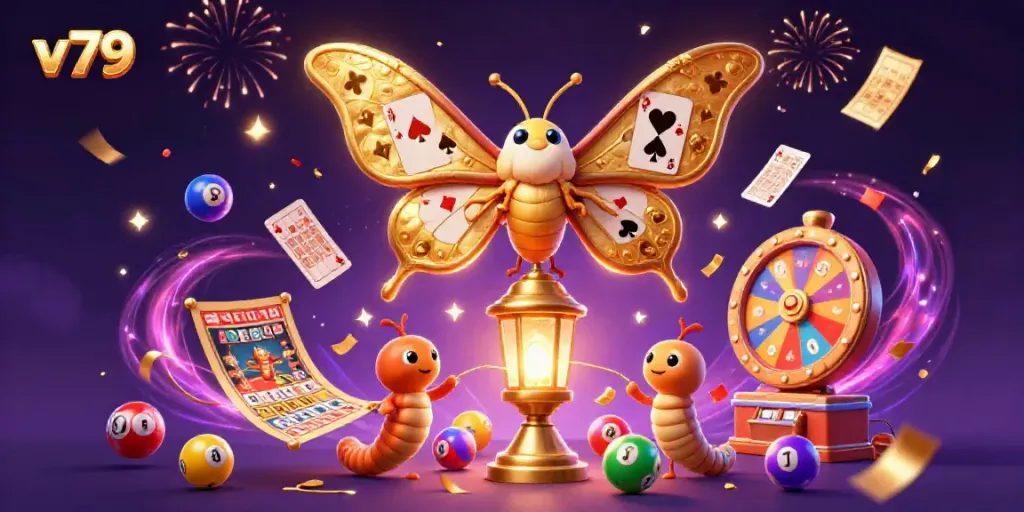Experience thrilling gameplay and vibrant casino energy in this v 79 themed illustration.