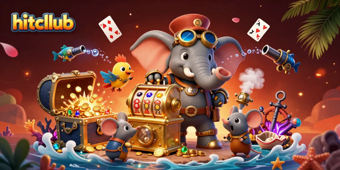 Experience the thrill the hitcllub online casino offers as steampunk characters engage with vibrant, dynamic game elements.