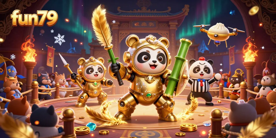 Experience thrilling gaming at fun79 with lively casino elements and dynamic characters.