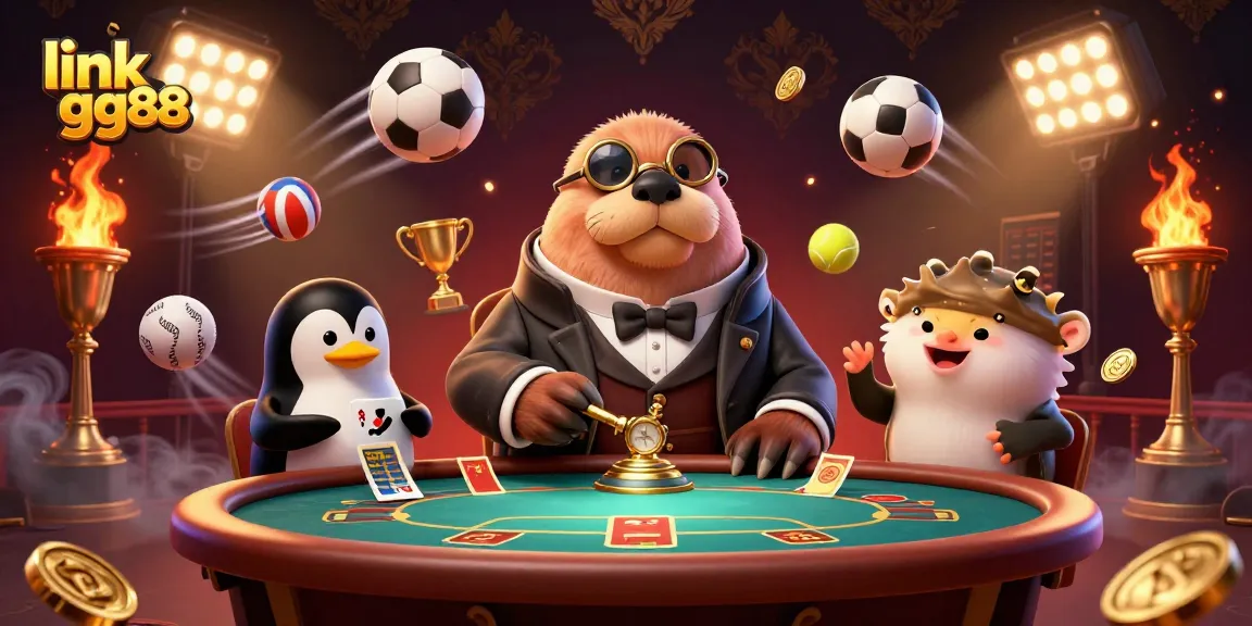 Bet on thrilling strategies at link gg88 with vibrant 3D characters and dynamic gambling elements.