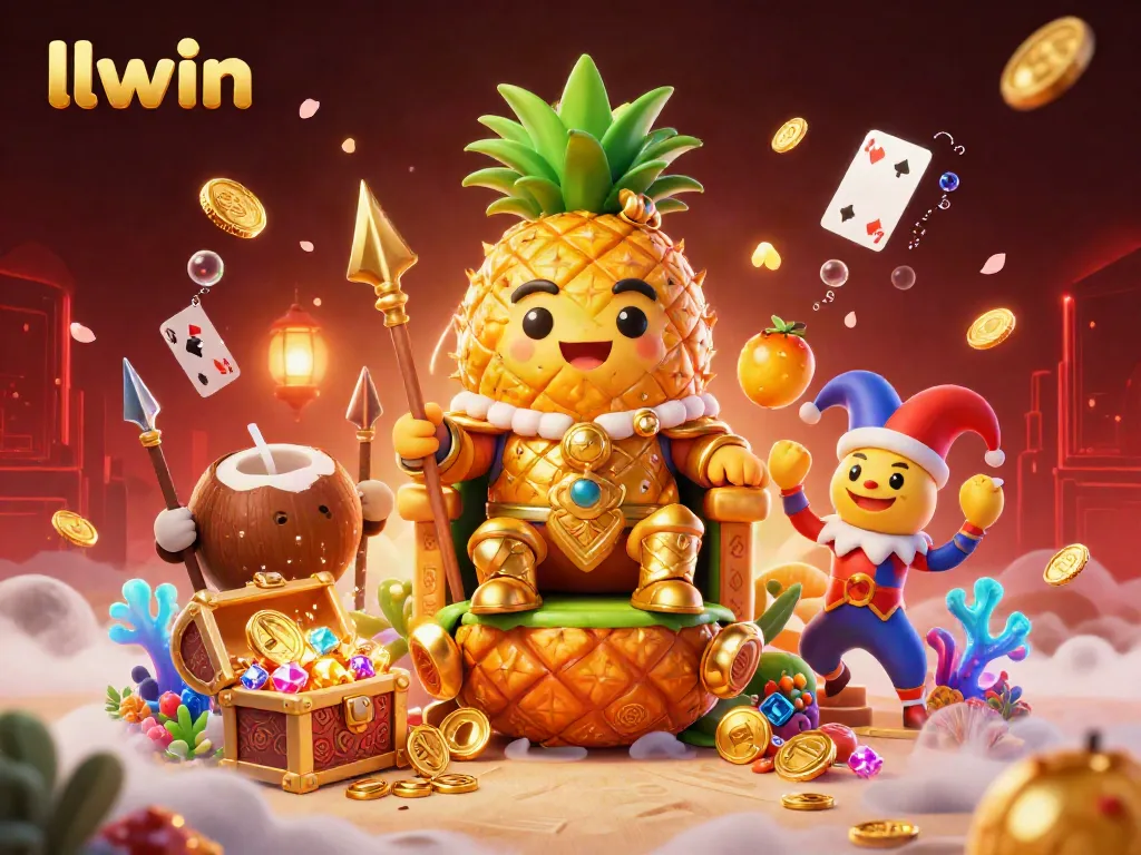 Experience the vibrant thrill of llwin's beach casino with 3D characters and dynamic gaming elements.