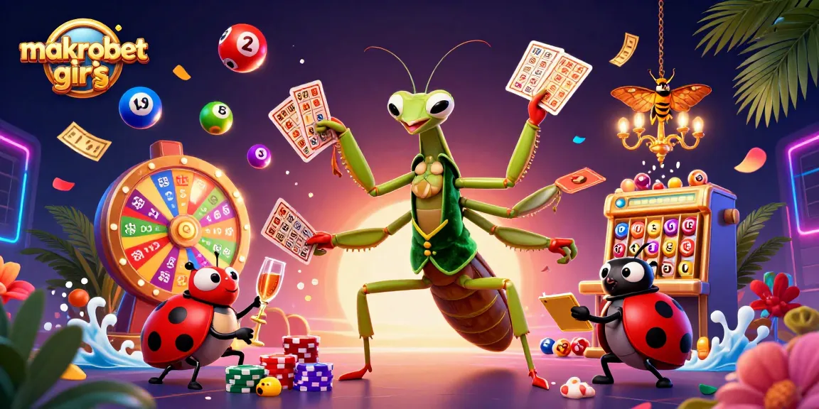 Makrobet giriş ile çeşitli oyunları deneyimleyin; dev praying mantis kart dağıtıcı ve ladybug pit boss ile görsel şölen.