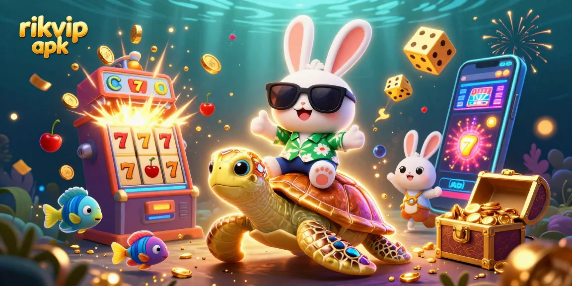 Spin and win with the rikvip apk while enjoying 3D casino fun in a vibrant underwater adventure.