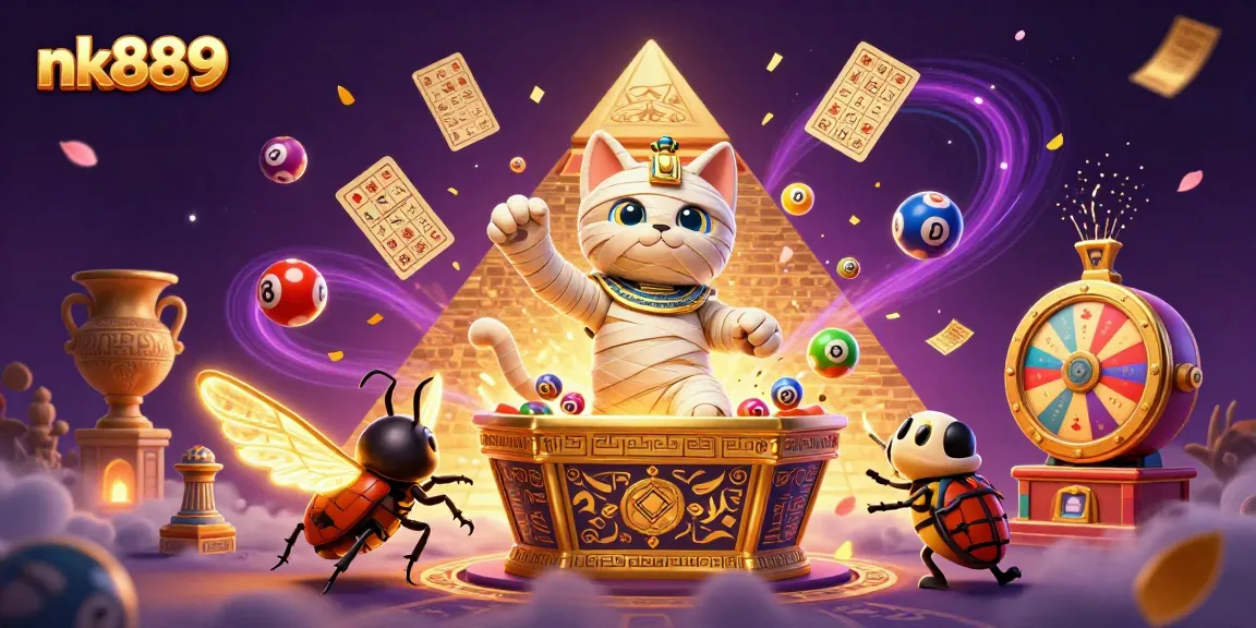 nk889 invites players to enjoy a thrilling casino experience with a vibrant lottery celebration.