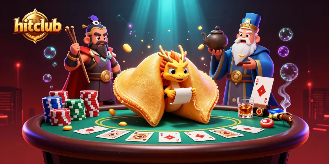 Experience hitclub's vibrant casino atmosphere with magical characters and poker action.
