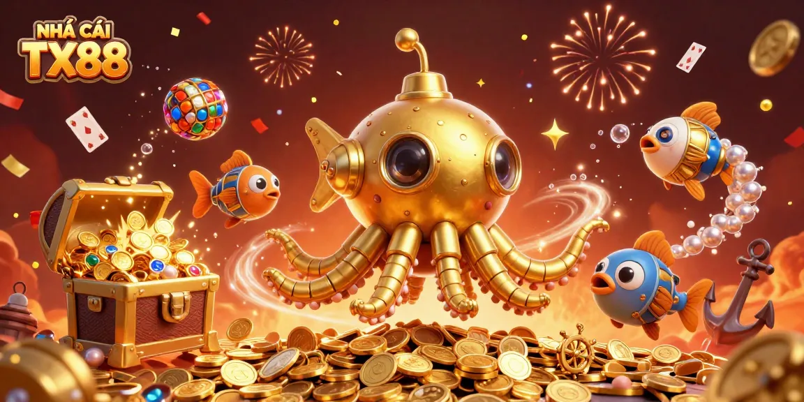 Engage in thrilling games at NHÀ CÁI TX88 with colorful slot reels and dynamic characters.