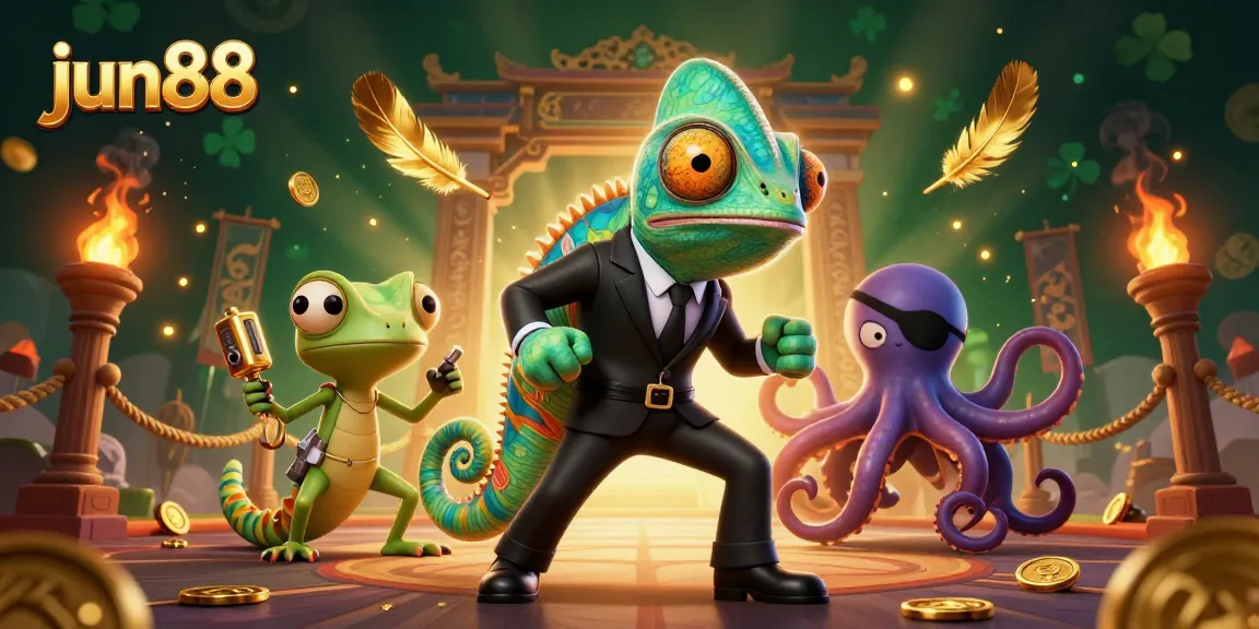 Experience thrilling gaming adventures at jun88 with colorful characters in an ultra-detailed casino environment.