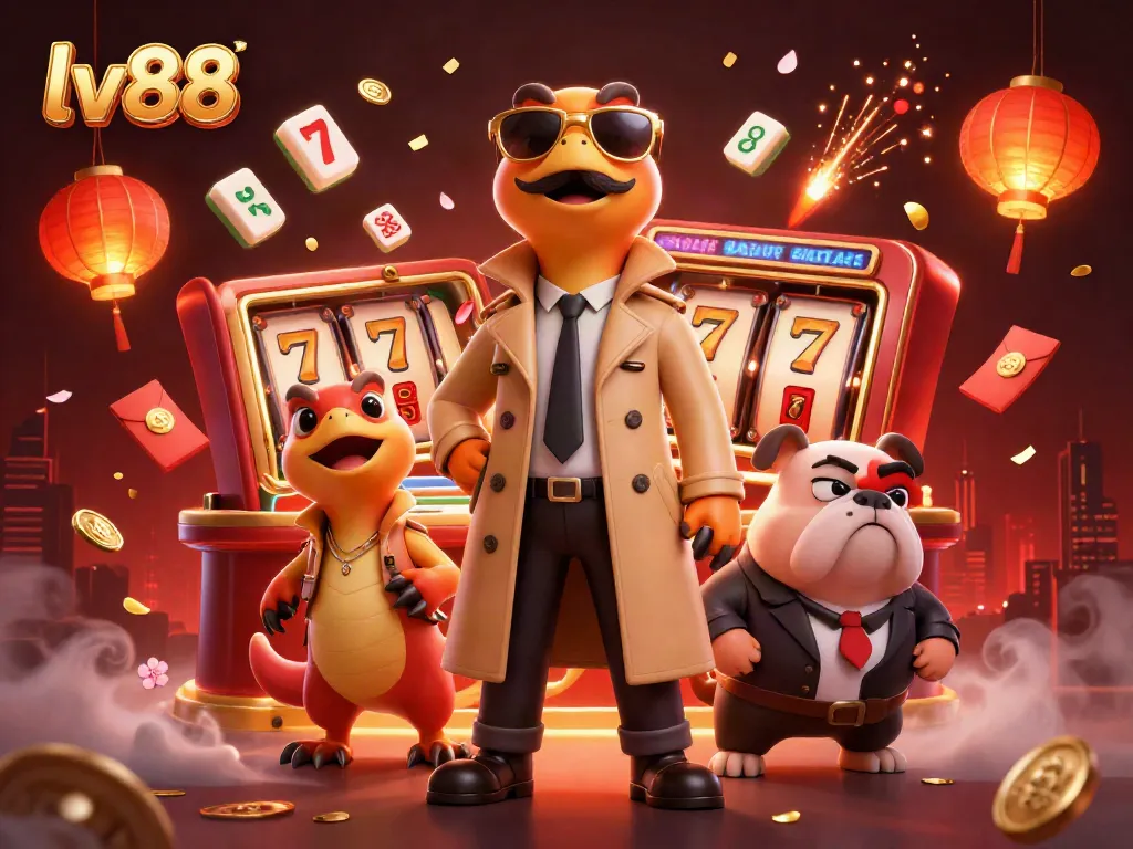 Experience the excitement of lv88 with raptors entering a VIP lounge surrounded by dynamic casino elements.