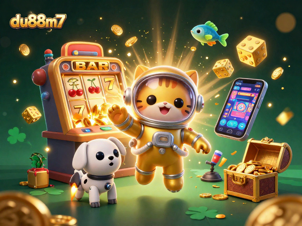 Activate winning potential with du88m7 in this vibrant casino-themed cosmic adventure.