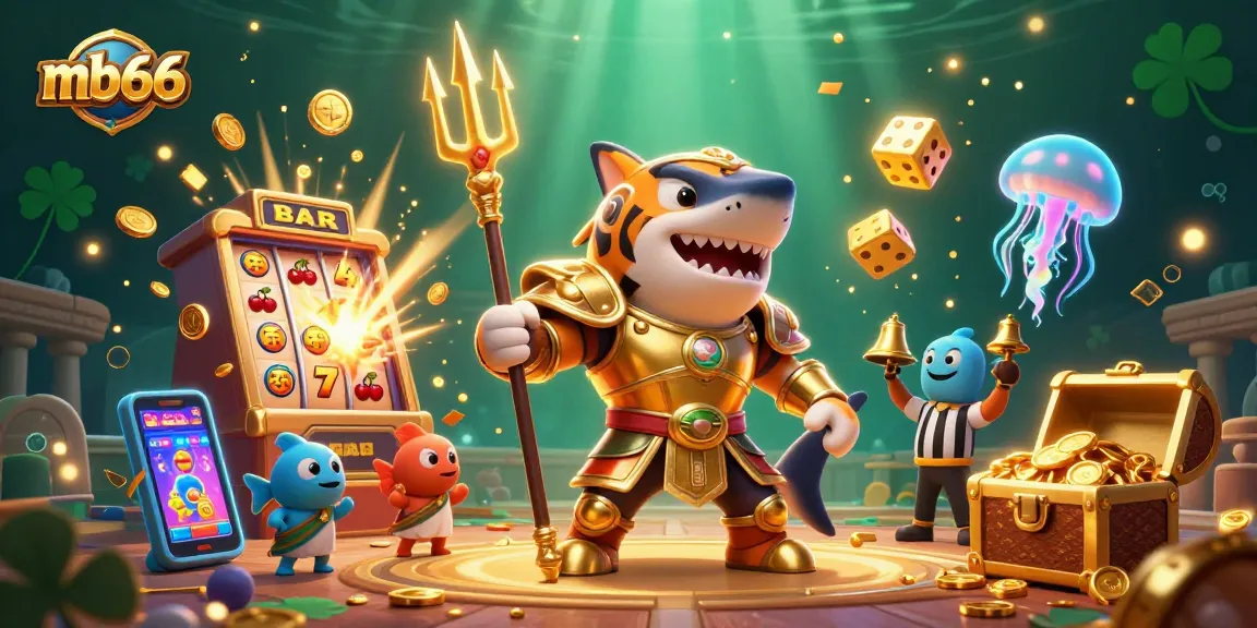Experience big wins with mb66 as the golden shark takes the stage in an immersive casino showdown.