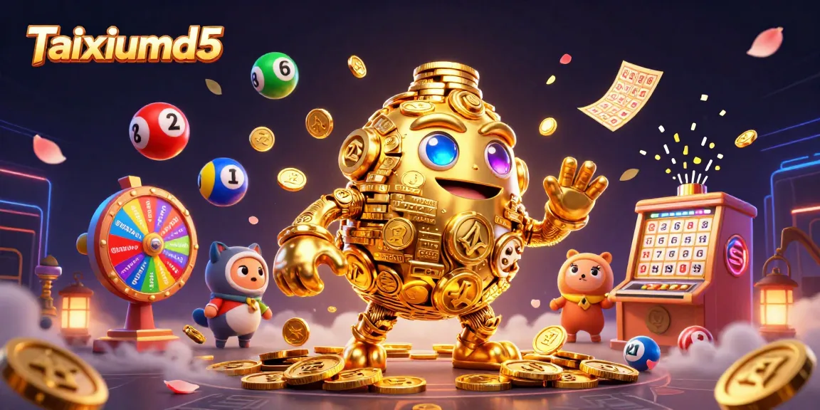 Experience gaming excitement with Taixiumd5 as the golden golem brings luck and vibrant energy.