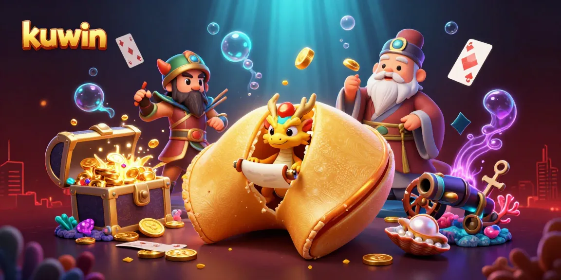 Kuwin players explore golden chances with an enchanting dragon and dynamic casino elements.