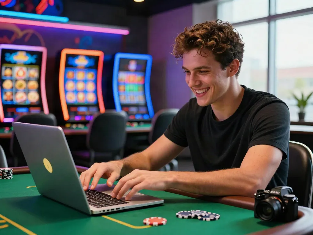 Experience thrilling online betting at https://red88.limited/ with vibrant gaming icons and engaging atmosphere.