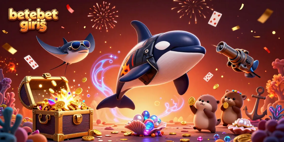 Experience thrilling betebet giriş with dynamic characters in a magical underwater casino world filled with treasure.