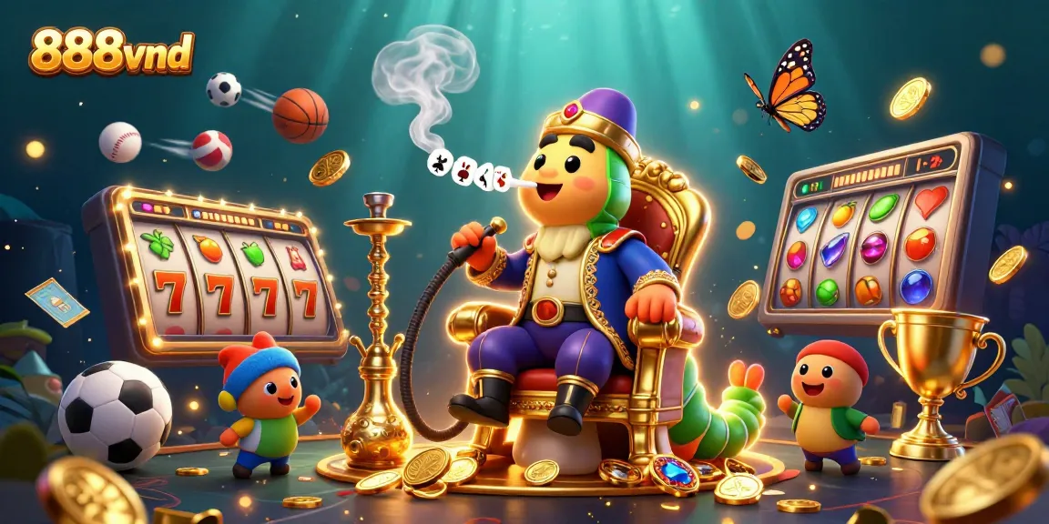 Engage in thrilling gameplay at 888vnd with vibrant 3D casino elements and exciting slot machines.