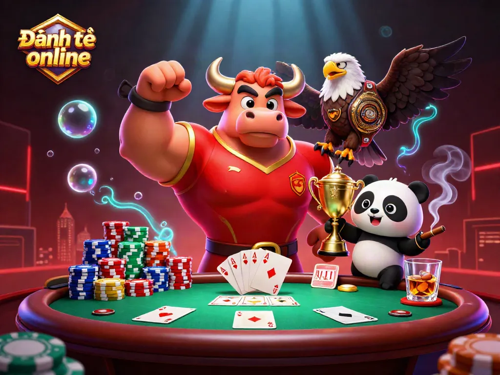 Join the excitement of Đánh đề online with a dynamic scene showcasing winning moments and vibrant casino elements.