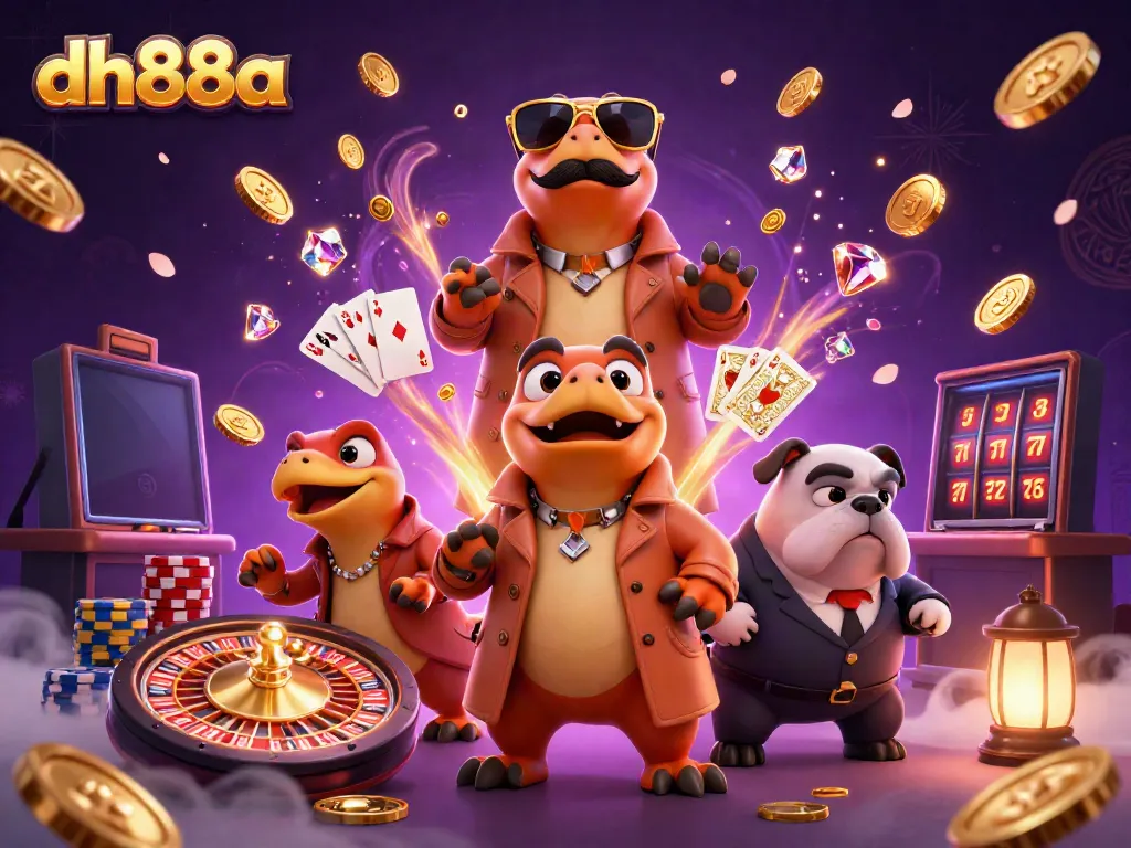 Experience the fun at dh88a casino with raptors, coins, and vibrant games.