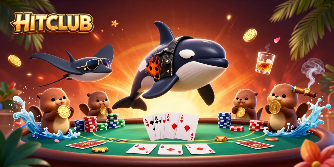 Play exciting games at HITCLUB with vibrant characters and dynamic poker elements