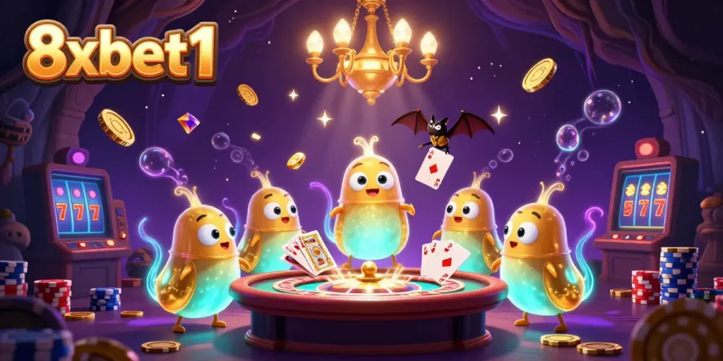 Engage with 8xbet1’s exciting casino ambiance as glowworms illuminate the scene with bioluminescent tails.