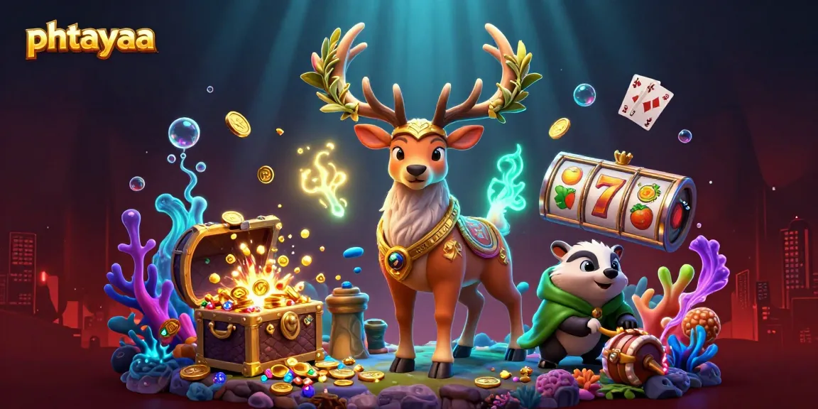 Experience thrilling gameplay with phtayaa's rich slot adventures featuring stags and gems.