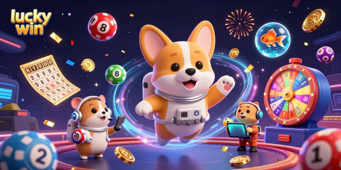 Experience the lucky win in a cosmic casino adventure with playful characters and vibrant themes.