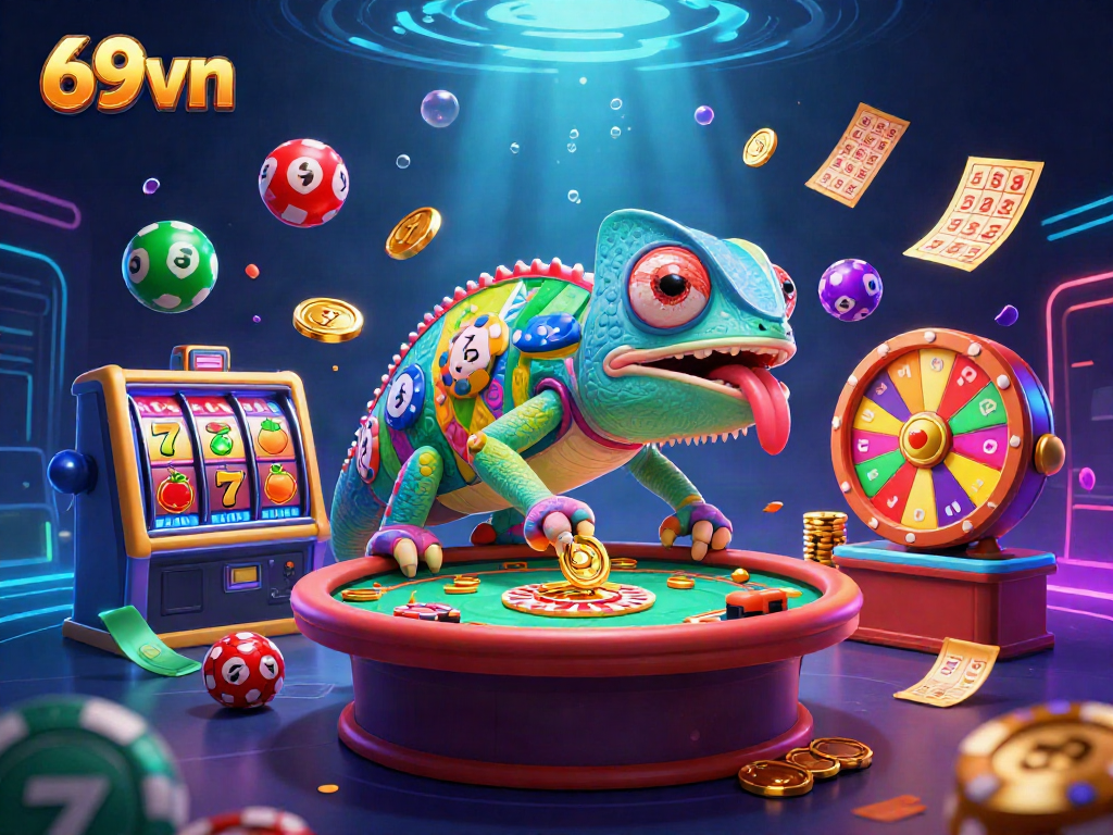Engage with the exciting gameplay of 69vn featuring vibrant graphics and thrilling casino elements.