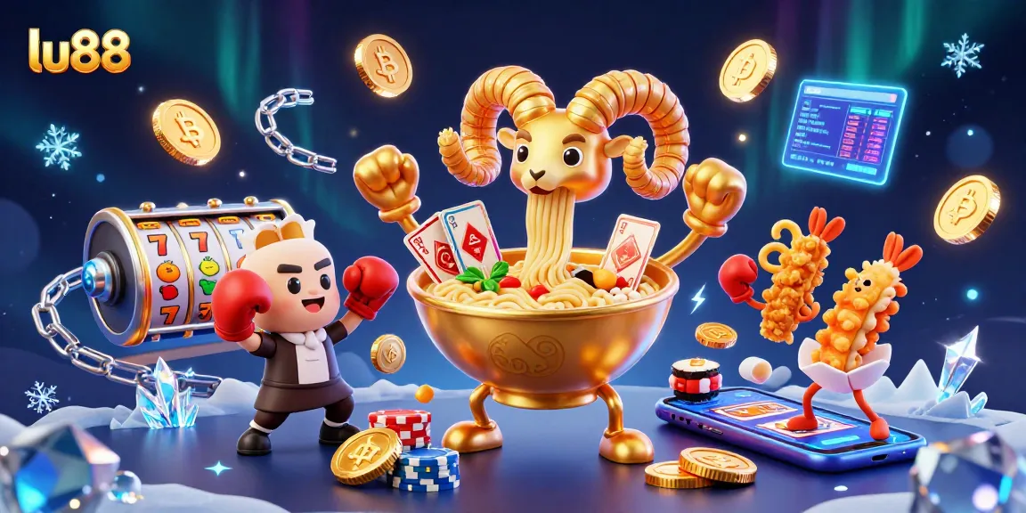 Experience the dynamic gameplay with lu88's vibrant characters and crypto elements in action