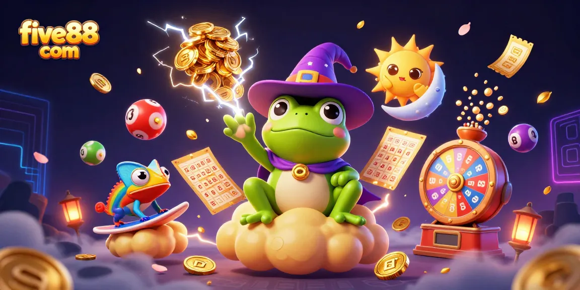 Experience the excitement of winning with five88 com through vibrant lottery elements and thrilling game characters.