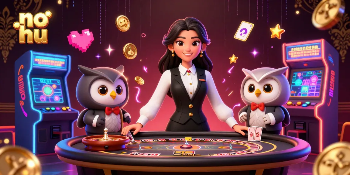 Play engaging casino games with no hu at this vibrant online gaming scene.