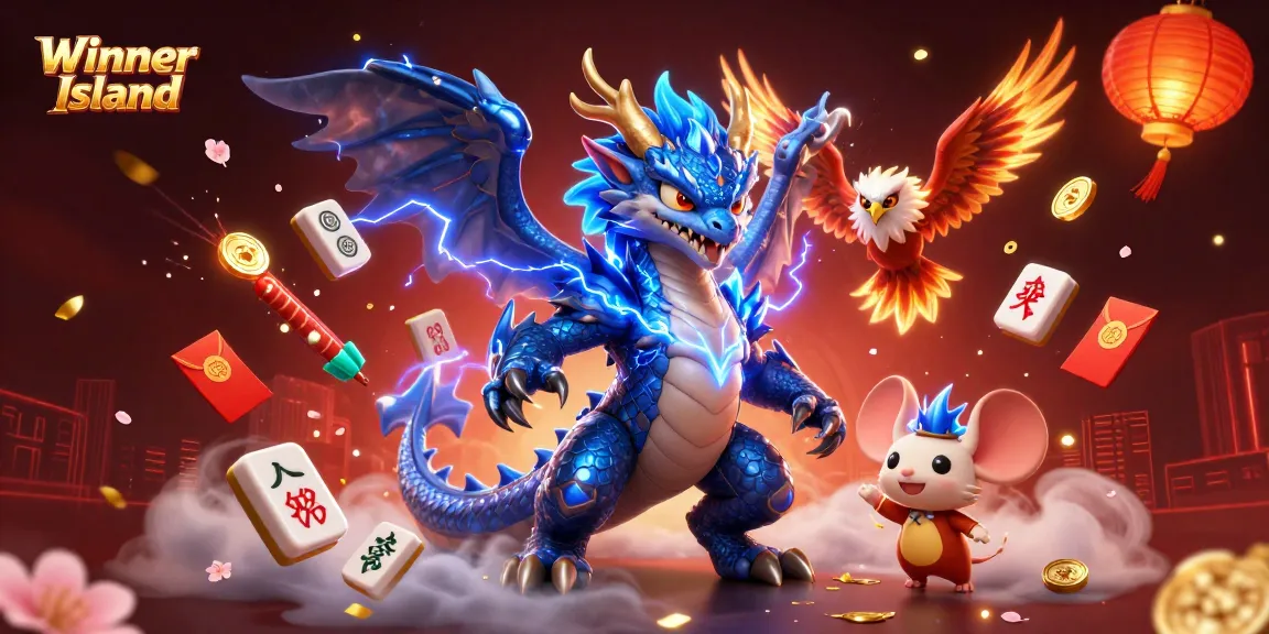 Experience electrifying gameplay at Winner Island Casino with dynamic characters and vibrant gaming elements.