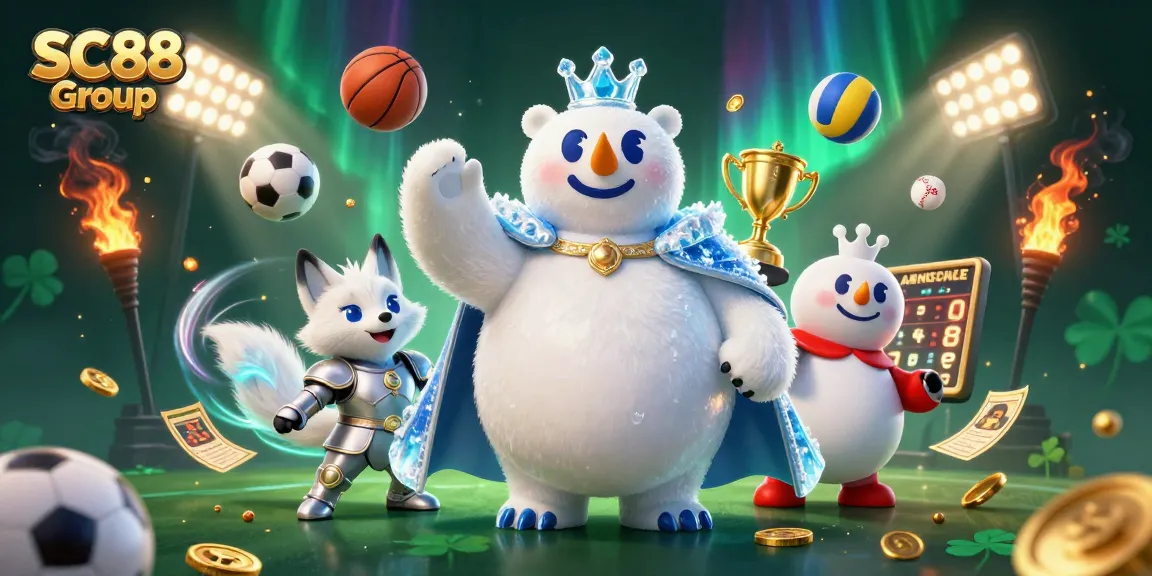 Experience the excitement of betting with SC88 Group in this vibrant, dynamic casino scene.