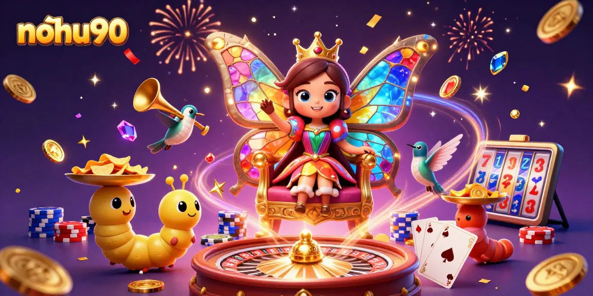Experience the excitement of nohu90 with colorful casino games and vibrant characters.