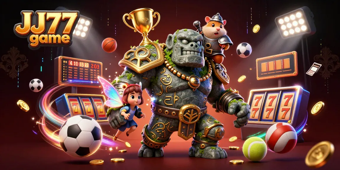 Experience the excitement of the JJ77 game with captivating characters and engaging sports elements.