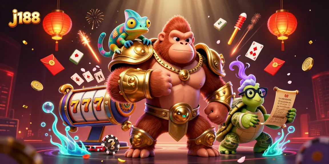 Experience thrilling gameplay at j188, where vibrant characters bring casino action to life.