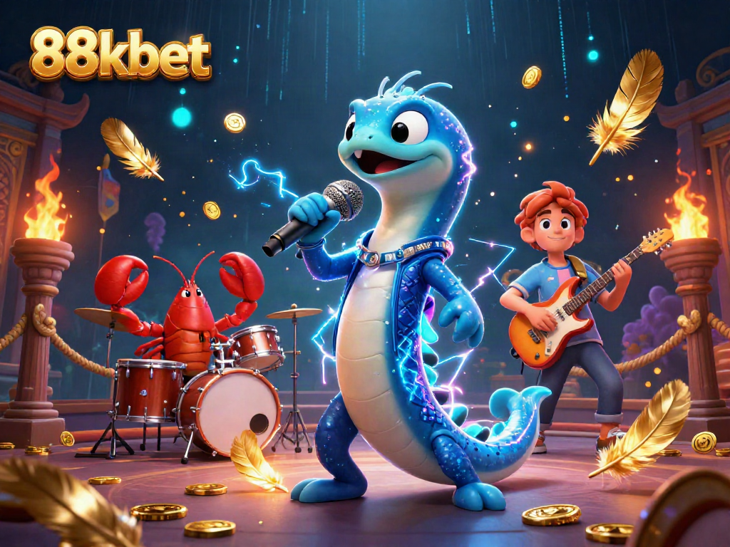 Experience the immersive world of 88kbet with this lively underwater casino performance, featuring detailed character animations and dynamic elements.